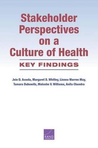 Cover image for Stakeholder Perspectives on a Culture of Health: Key Findings