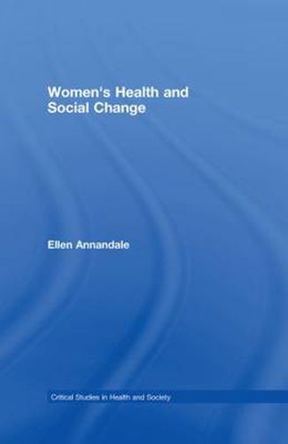 Cover image for Women's Health and Social Change