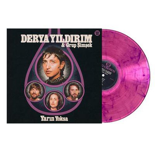 Cover image for Yarin Yoksa - Derya Yildirim & Grup ŞimŞek ** CLEAR PINK W/ PURPLE SMOKE VINYL
