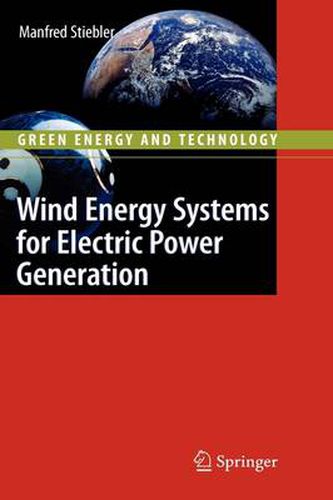 Cover image for Wind Energy Systems for Electric Power Generation