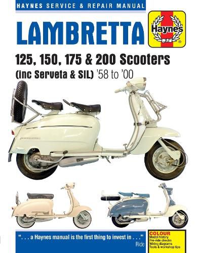 Cover image for Lambretta Scooters (58 - 00): 125, 150, 175 & 200 Scooters (inc Servita & SIL)