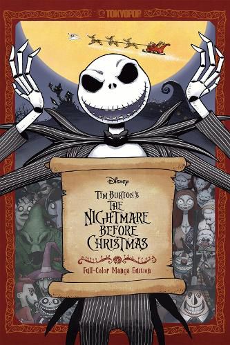 Cover image for Disney Tim Burton's The Nightmare Before Christmas Full-Color Manga Edition