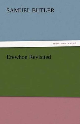 Cover image for Erewhon Revisited