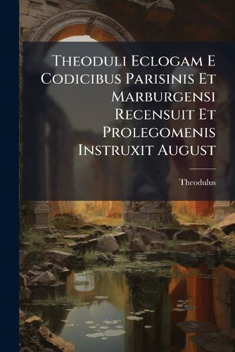 Cover image for Theoduli Eclogam E Codicibus Parisinis Et Marburgensi Recensuit Et Prolegomenis Instruxit August