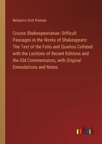 Cover image for Cruces Shakespearianae