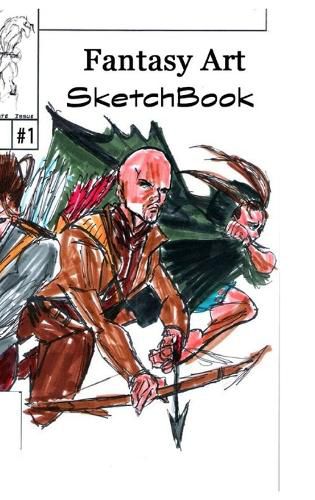 Cover image for Fantasy Art Sketchbook #1