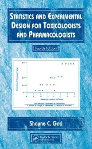 Cover image for Statistics and Experimental Design for Toxicologists and Pharmacologists