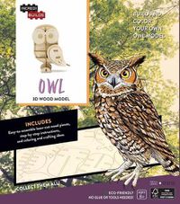 Cover image for IncrediBuilds: Owl 3D Wood Model