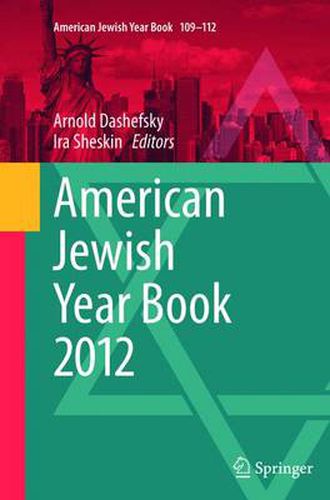 Cover image for American Jewish Year Book 2012