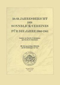 Cover image for 58.-59. Jahresbericht Des Sonnblick-Vereines Fur Die Jahre 1960-1961