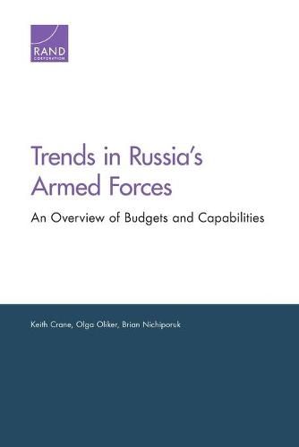 Cover image for Trends in Russia's Armed Forces: An Overview of Budgets and Capabilities