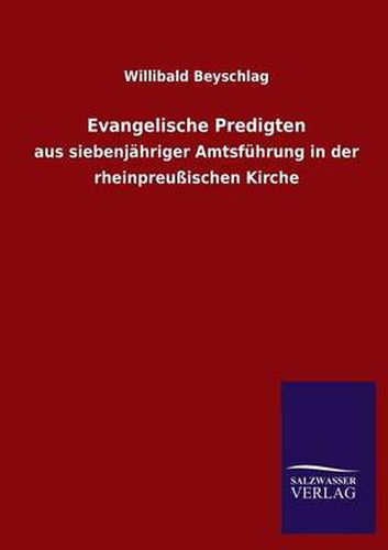 Cover image for Evangelische Predigten