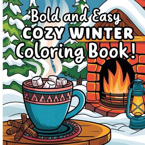 Cover image for Bold and Easy Winter Coloring Book