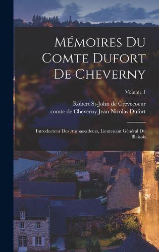 Cover image for Memoires du comte Dufort de Cheverny