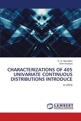 Cover image for Characterizations of 405 Univariate Continuous Distributions Introduce