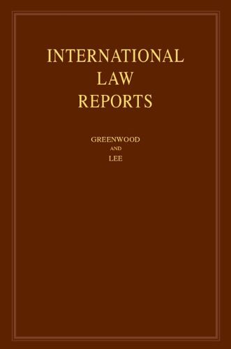 Cover image for International Law Reports: Volume 199