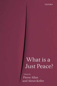 Cover image for What is a Just Peace?