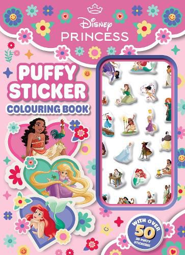 Cover image for Disney Princess Create Your World: Puffy Sticker Colouring Book