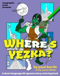 Cover image for Where's Yezka: A Dual-Language Coloring Storybook