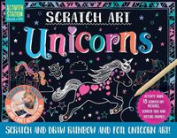 Cover image for Scratch Art Unicorns