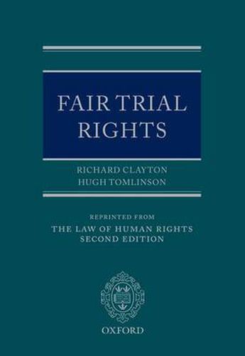 Cover image for Fair Trial Rights