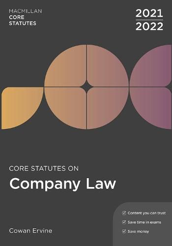 Cover image for Core Statutes on Company Law 2021-22