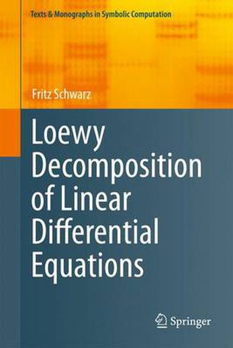 Cover image for Loewy Decomposition of Linear Differential Equations