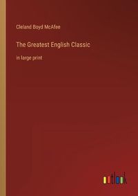 Cover image for The Greatest English Classic