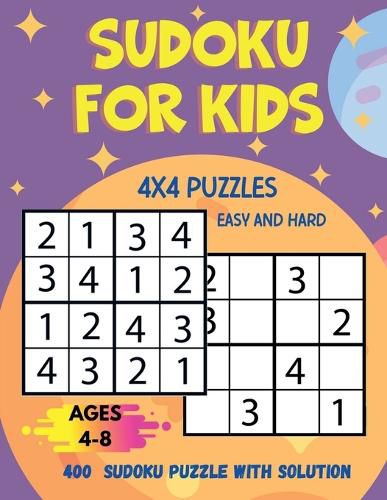Sudoku for Kids 4x4 Puzzles Easy and Hard, Maia Harvey (9798886412413 ...