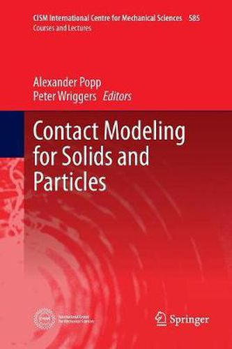 Cover image for Contact Modeling for Solids and Particles