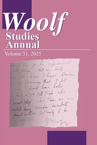 Cover image for Woolf Studies Annual Volume 31