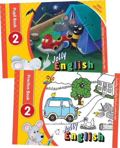 Cover image for Jolly English Level 2 Pupil Set: In Precursive Letters (British English edition)