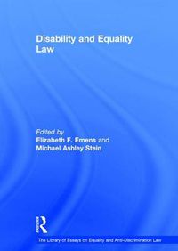Cover image for Disability and Equality Law