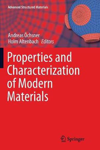 Cover image for Properties and Characterization of Modern Materials