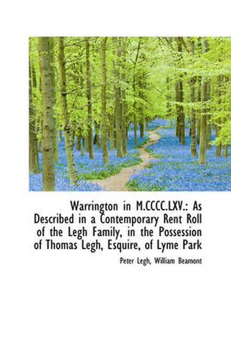 Cover image for Warrington in M.CCCC.LXV.