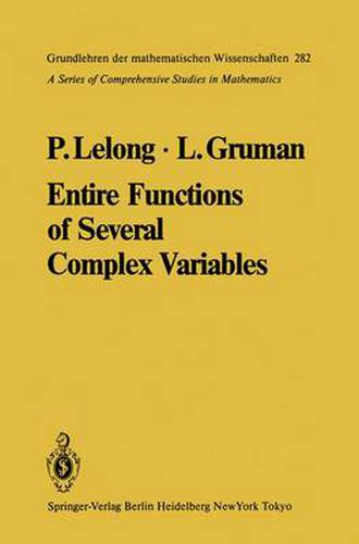 Cover image for Entire Functions of Several Complex Variables