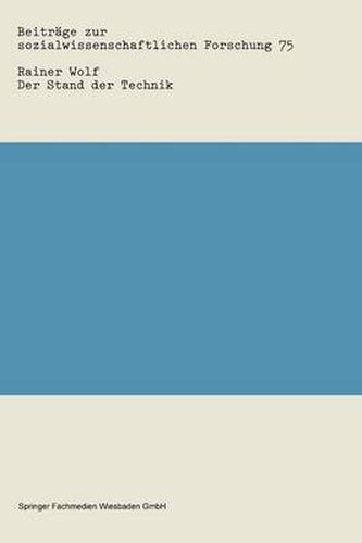 Cover image for Der Stand Der Technik