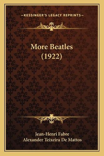 Cover image for More Beatles (1922)