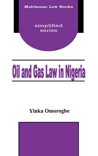 Cover image for Oil and Gas Law in Nigeria