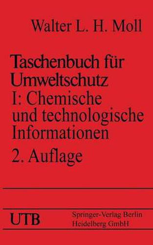 Cover image for Taschenbuch Fur Umweltschutz: Band I: Chemische Und Technologische Informationen