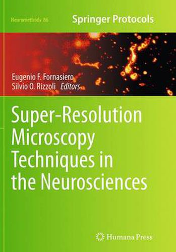 Cover image for Super-Resolution Microscopy Techniques in the Neurosciences