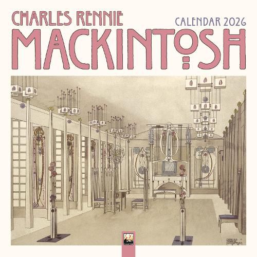Cover image for Charles Rennie Mackintosh Wall Calendar 2026 (Art Calendar)