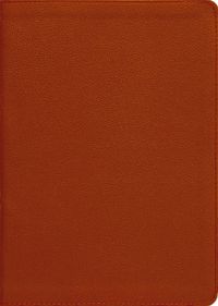 Cover image for ESV, Thompson Chain-Reference Bible, Genuine Leather, Calfskin, Tan, Red Letter, Thumb Indexed