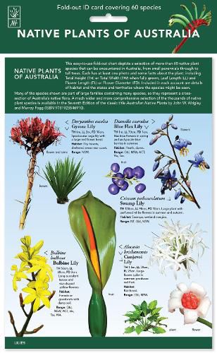 Cover image for Native Plants of Australia ID Chart