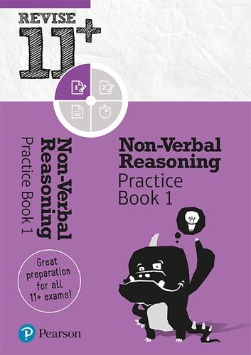 Cover image for Pearson REVISE 11+ Non-Verbal Reasoning Practice Book 1: for home learning, 2022 and 2023 assessments and exams