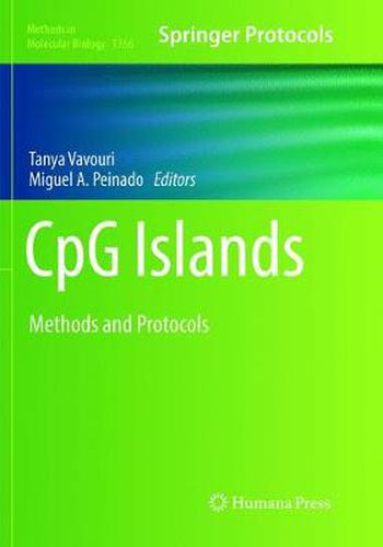 Cover image for CpG Islands: Methods and Protocols