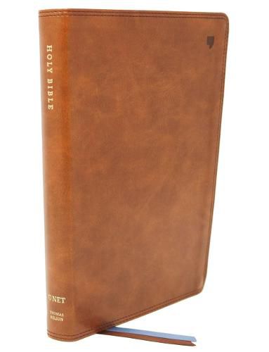 Cover image for NET Bible, Thinline Large Print, Leathersoft, Brown, Comfort Print: Holy Bible