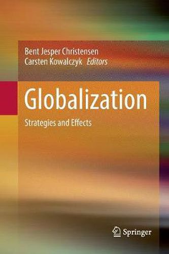 Cover image for Globalization: Strategies and Effects