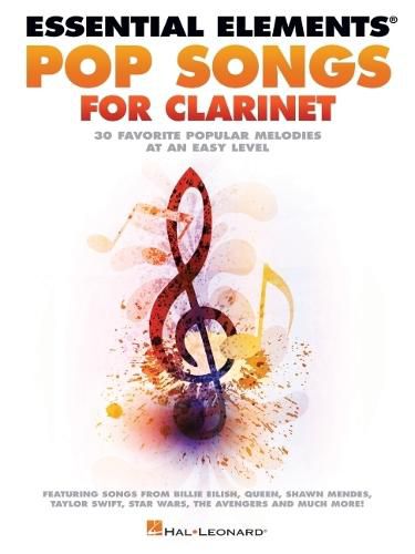 Cover image for Essential Elements Pop Songs for Clarinet