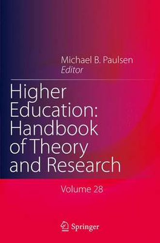 Cover image for Higher Education: Handbook of Theory and Research: Volume 28